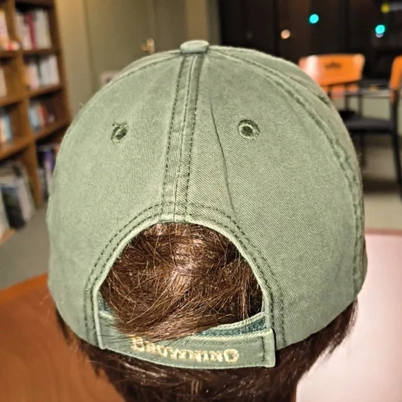 Browning Embroidered Logo Strap-on Cap Hat